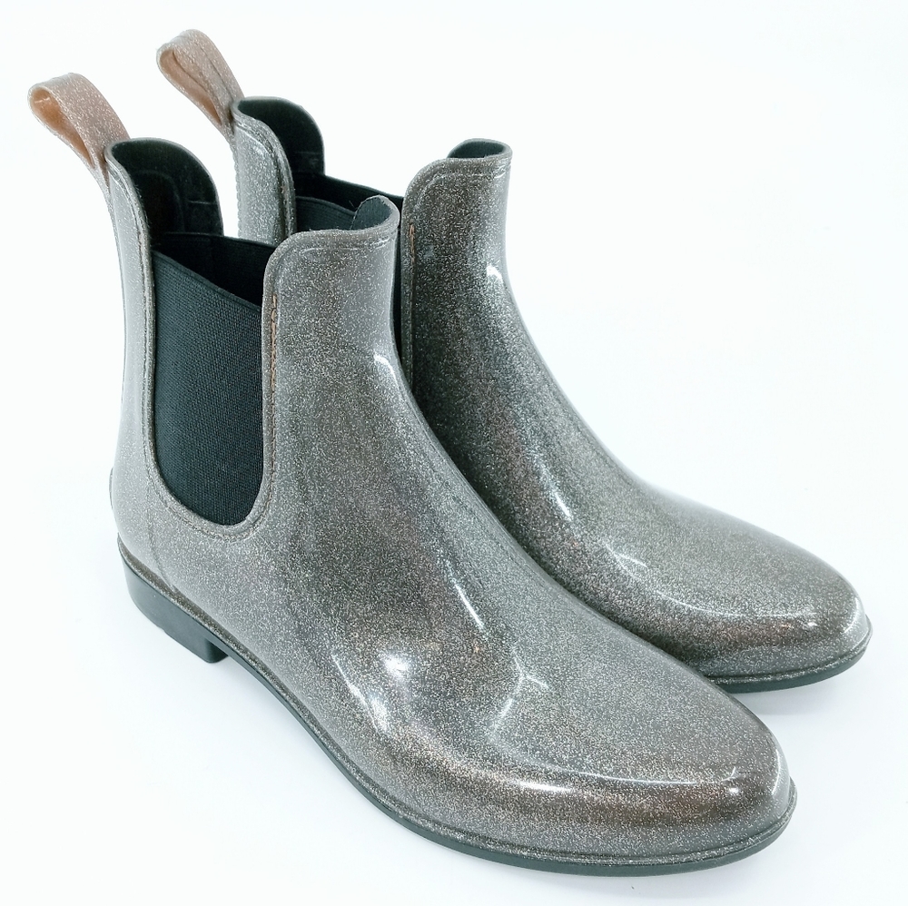 Storm by Cougar Gold Glitter Chelsea Rain Boots